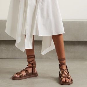 Gianvitto Rossi lace up sandals